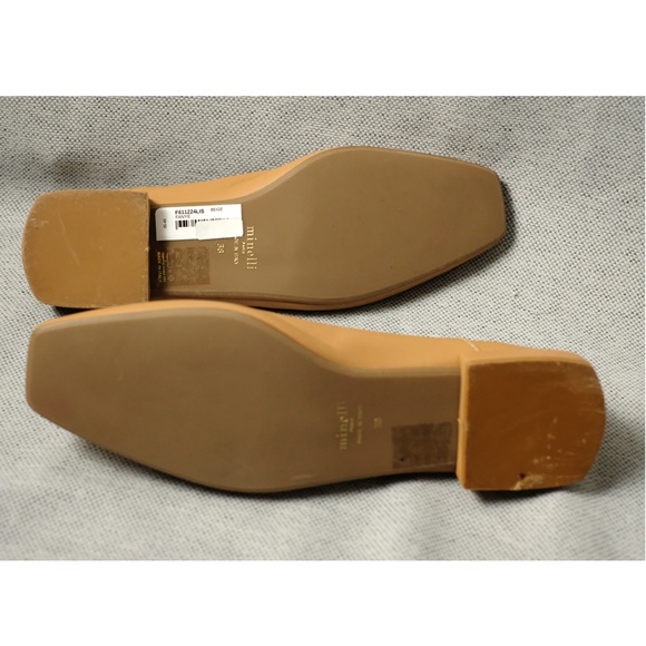 Minelli Fanye Beige Square Toe Ballet Flats - Picture 7 of 7